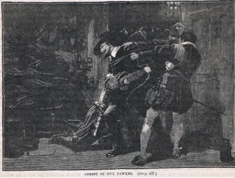 Die Verhaftung von Guy Fawkes 1605